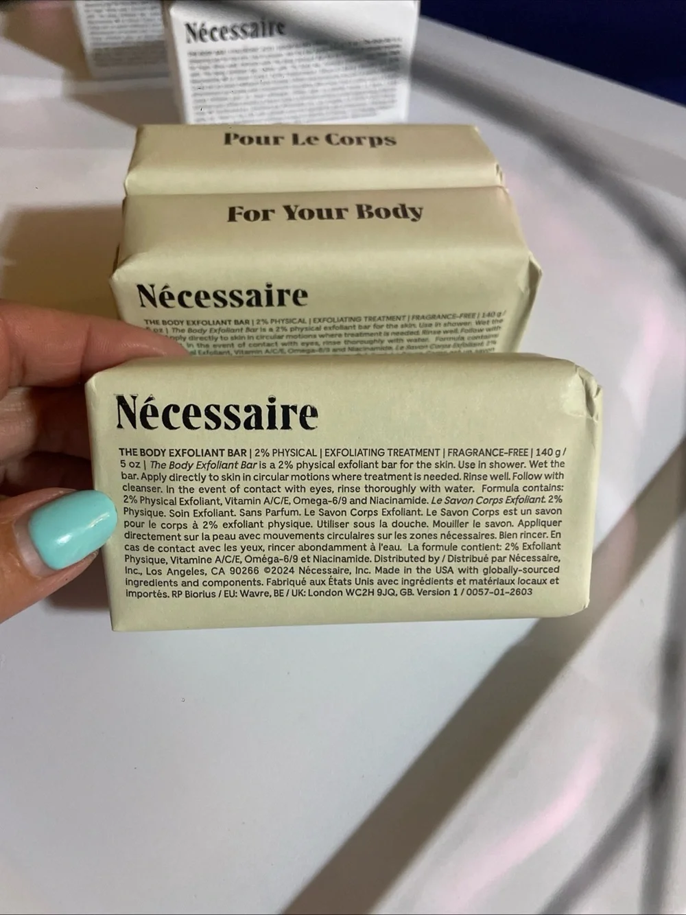 Necessaire body exfoliant